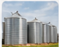 Grain storage silos